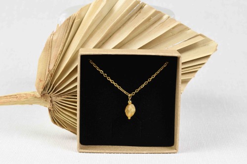 Naszyjnik z cytrynem Happines