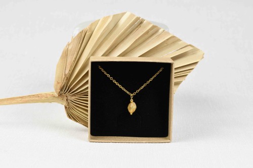 Naszyjnik z cytrynem Happines