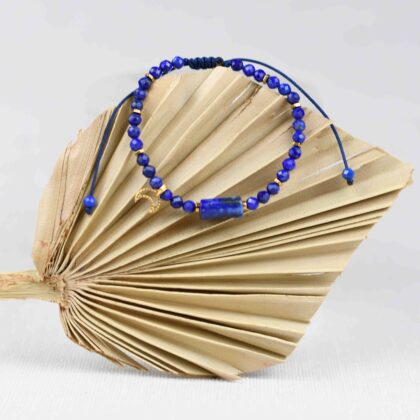 Bransoletka Lapis Lazuli Moon regulowana