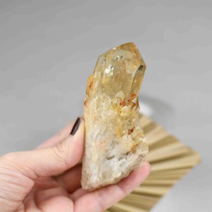Naturalny Cytryn Kundalini Kongo 140g 10cm